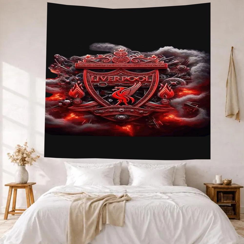 Liverpool Football Club Wall Decor Tapestry Art For Pet Memorial Birthdaywedding Party Backdrop Family Gift