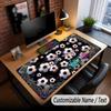 Soccer Theme Custom Mouse Pad Personalized With Name Text Customized Desk Mat For Office Home Decor