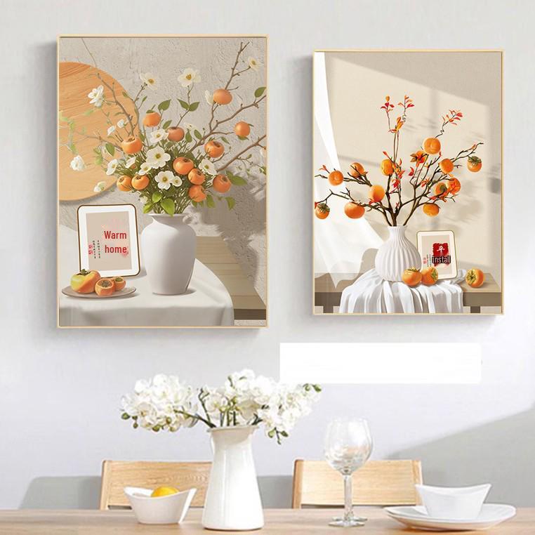 Nordic Rain Poem: Fresh Landscape Architecture Wall Art for Living Room