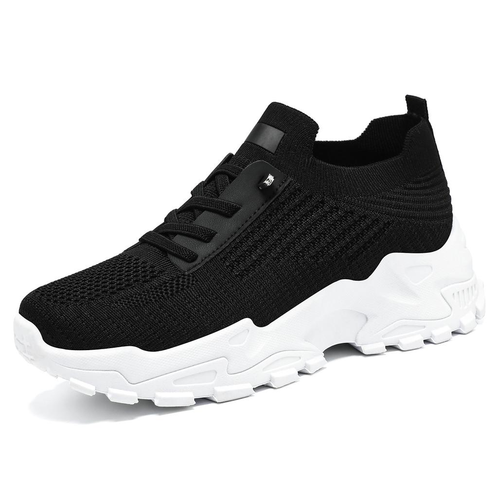 Women Shoes Versatile Spring Mesh Breathable Casual Shoes Plus Size Women Single Shoes Thick Sole Sneakers Comfortable Lightweight Sneakers