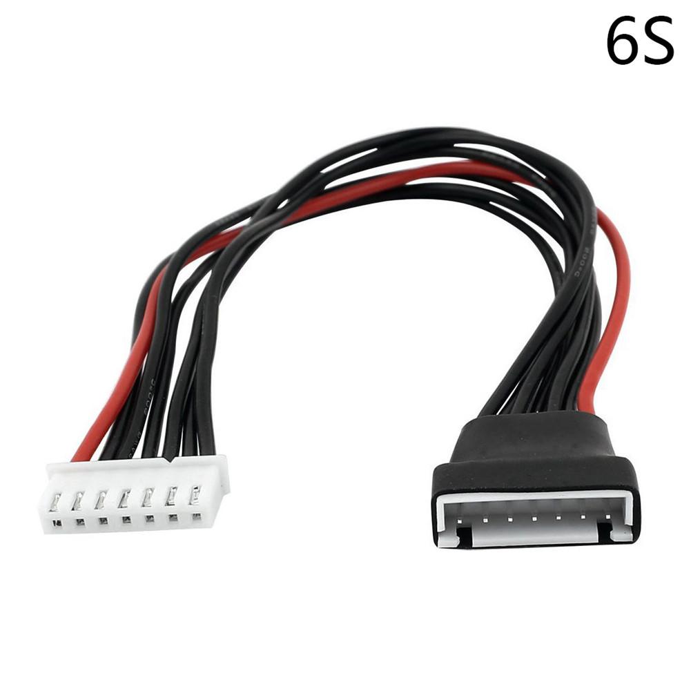 1pcs 2s-6s LiPo Battery Charging Extended Line/Wire/Connector 22AWG 220mm JST-XH Balancer Silicone Cable 2S 3S 4S 5S 6S