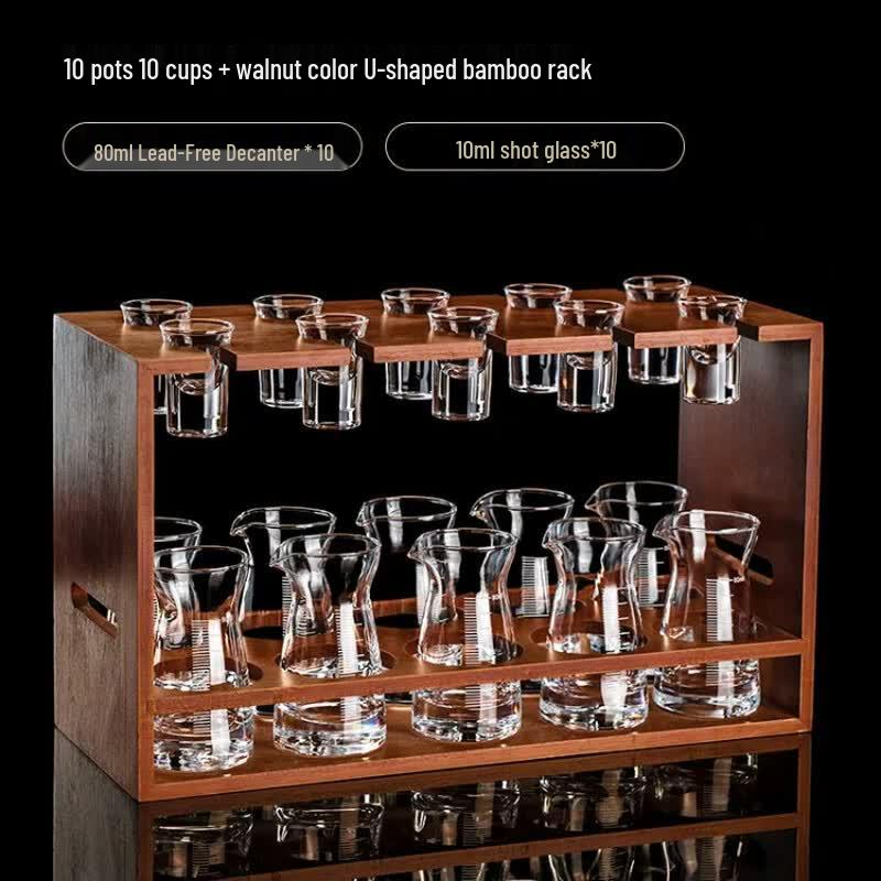 Naijiang Chinese Style Baijiu Decanter & Glass Set