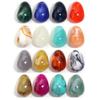 10pcs/lot Droplet Shape Acrylic Beads Colorful Irregular Loose Spaced Oval Beads For Jewelry Making DIY Crafts Bracelet Necklace