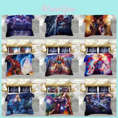 Conjuntos de Cama de Filme de Super-Herói Ocidental de Luxo com Capa de Edredom e Fronha Premium