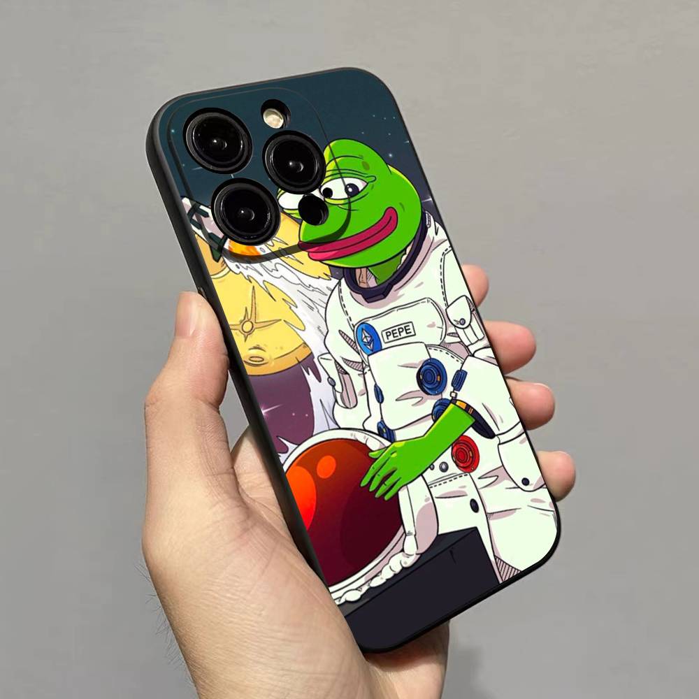Traurige Frosch Pepe Handyhülle Für iPhone 17 16 15 14 11 12 13 Mini Pro XS Max Plus Hülle Schale