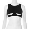 European and American Summer New Solid Round Neck Hollow Out Sexy Vest Top Hollow Out Sexy Vest Top