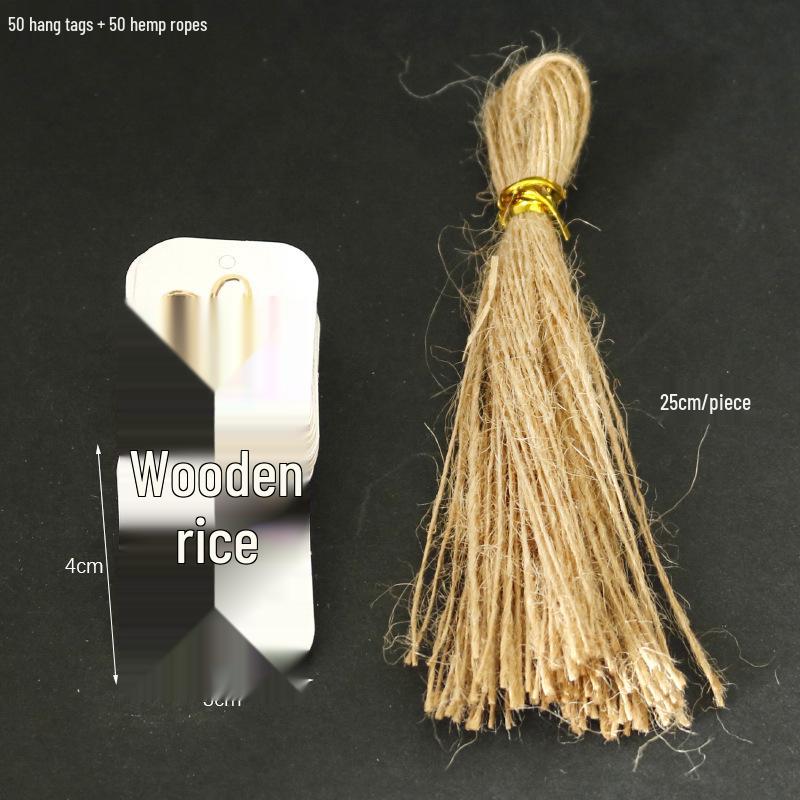 Vintage Valentine's Day Floral Print Hang Tag with String for Party Gifts and Baking Decorations