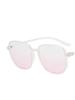 Oversized Blush Square Sunglasses Women Designer Gradient Color Glasses Irregular Polygon Frame Fashionable