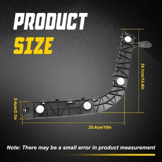 Right Left Rear Side Bracket Support Bumper Retainer Cover Model - For Y