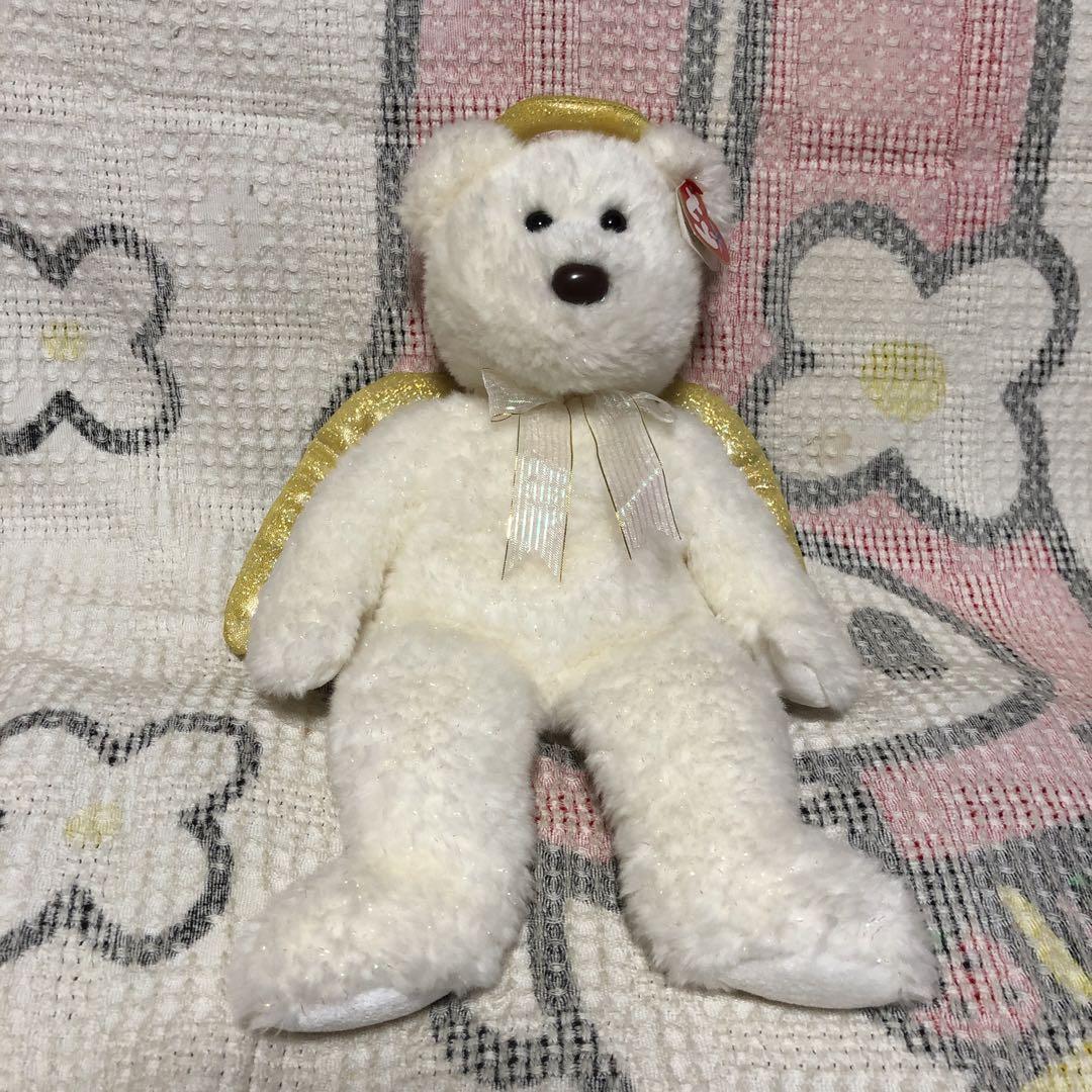 

[USED] TY Angel Bear Teddy Bear Plush Toy Used