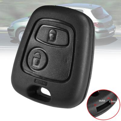 2 tlačítka Výměna klíče od auta Kryt dálkového klíče Pro PEUGEOT 307 107 207 Pro Citroen C1 C2 Pouzdro na fob Fit VA2/HU83 Blade Xukey