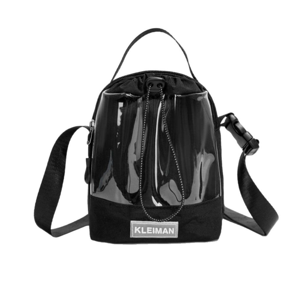 

Waterproof Transparent Shoulder Bag Adjustable Mobile Phone Bag Portable Women Crossbody Bag Women чёрный