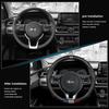 KIA Car Steering Wheel Cover Car Interior Accessories For KIA K3 Sportage Carnival K5 Seltos Pegas KX1 EV5 Sonet EV6 K4 EV3 K9