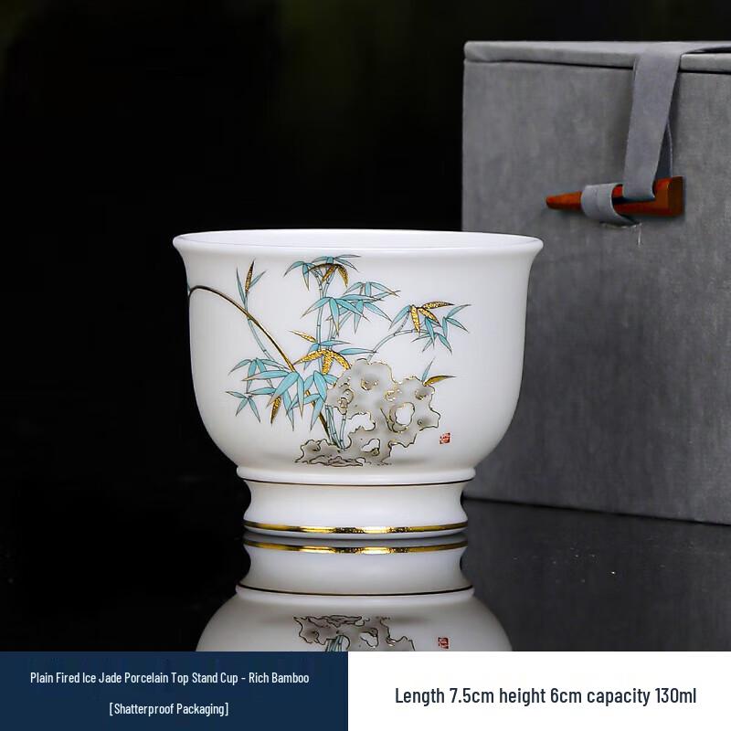 

Chaxun Mutton Fat Jade White Porcelain Master Teacup