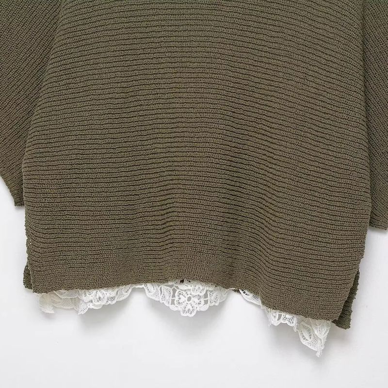 Araltay New Arrival Fashion Style Women's Clothing Fashion All-Match Casual Minimalist Splicing Knitwear Tops 2756134