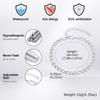 Men's Figaro Chain Bracelets,5.5mm Width Stainless Steel NK Chain Wristband,Hiphop Punk Jewelry Gift for Him