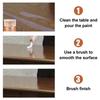 Furniture Peelable Paint Nano Tear Off Protection Film Adhesive Crystal Film Waterproof High Temperature for Dining