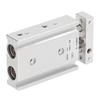 CXSM10-10 Compact Aluminum   Cylinder 10mm Bore 10mm Stroke 0.7Mpa Double Rod Guided Pneumatic Slide with Built-in Magnets for Stable High Load Perf