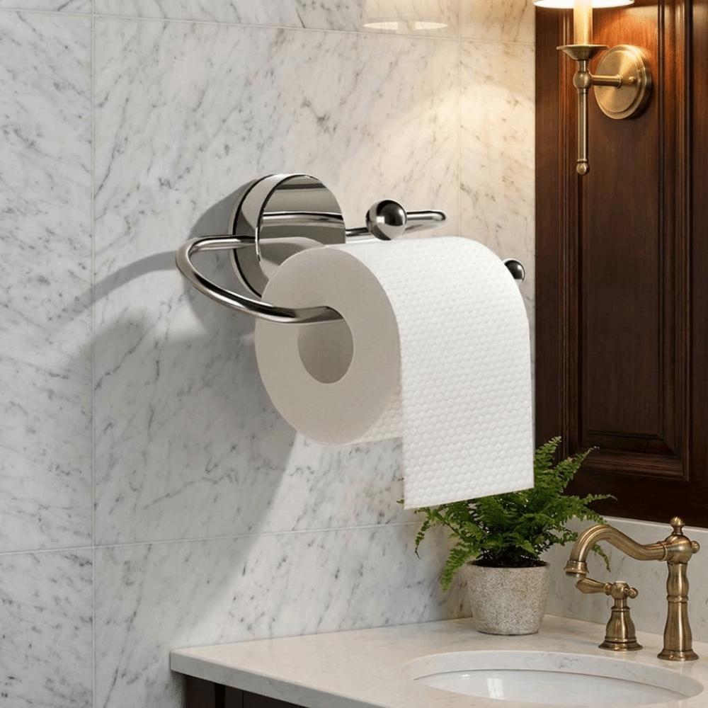 with Suction Cup Bathroom Tissue Holder Stainless Steel Roll Holder Toilet