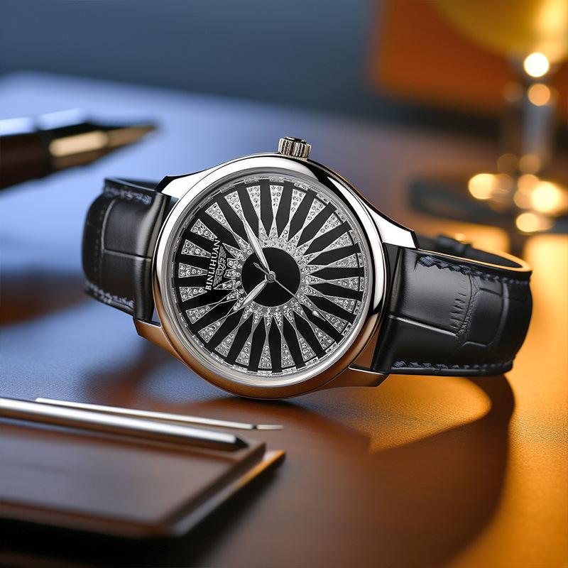 Men's Quartz Watch Classic Simple Business Wristwatch