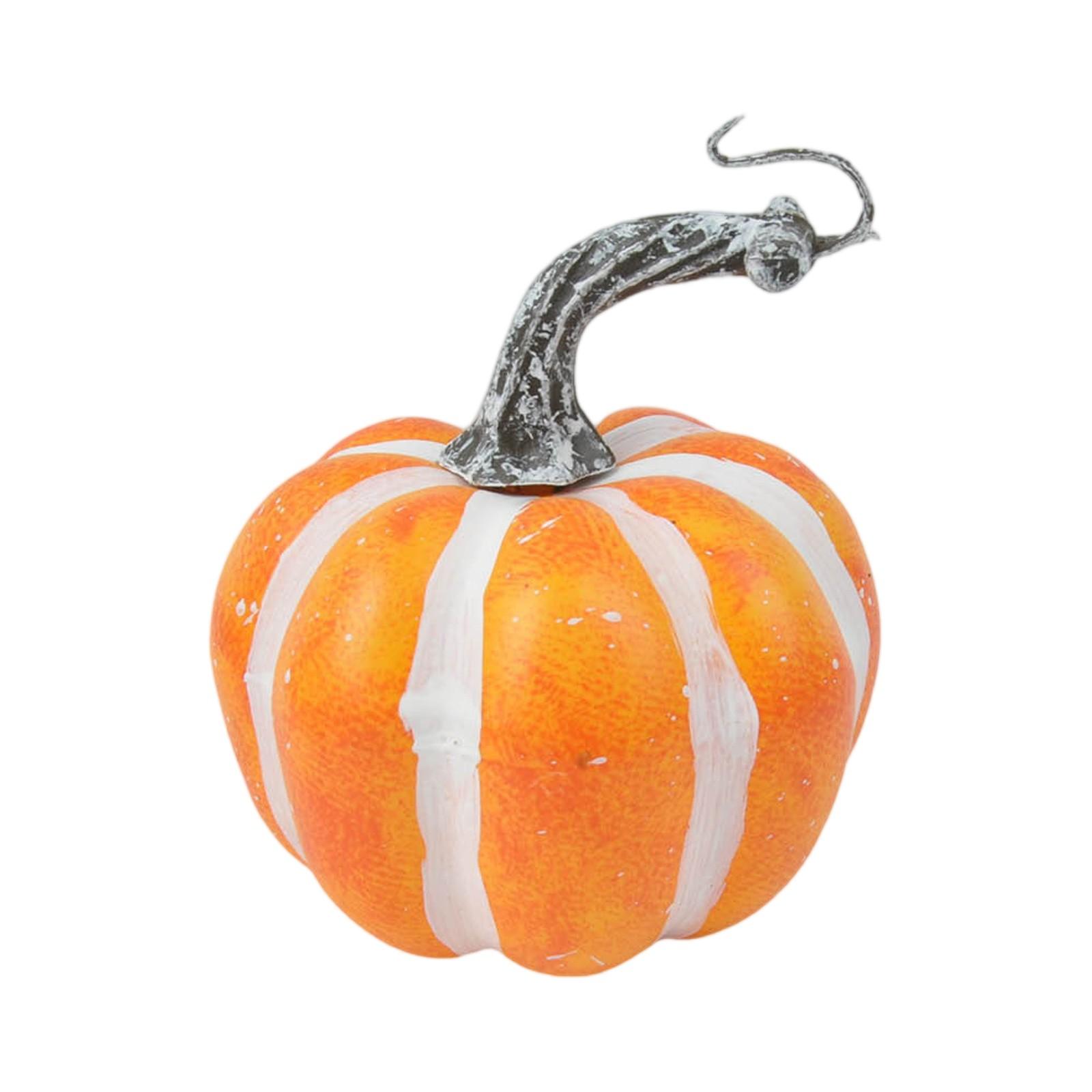 Halloween Simulation Pumpkin Model Ornament One Size