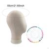 Mannequin Hat Head Wig Stand Suede Canvas Holder Ornament Suitable for