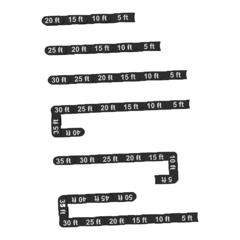 

Articulated Articulated Movement Ruler Flexible Jointed Chain Ruler Board Games 6PCS