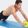 Yellow Smart Double Wheel Fitness Ab Roller Women Home Gym Workout Core Z66107