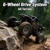 Children's Day Best Gift 1:24 6WD Alloy RC Rock Crawler, 2.4GHz Remote Control, Independent Suspension, All-Terrain Off-Road Climbing Truck Toy for