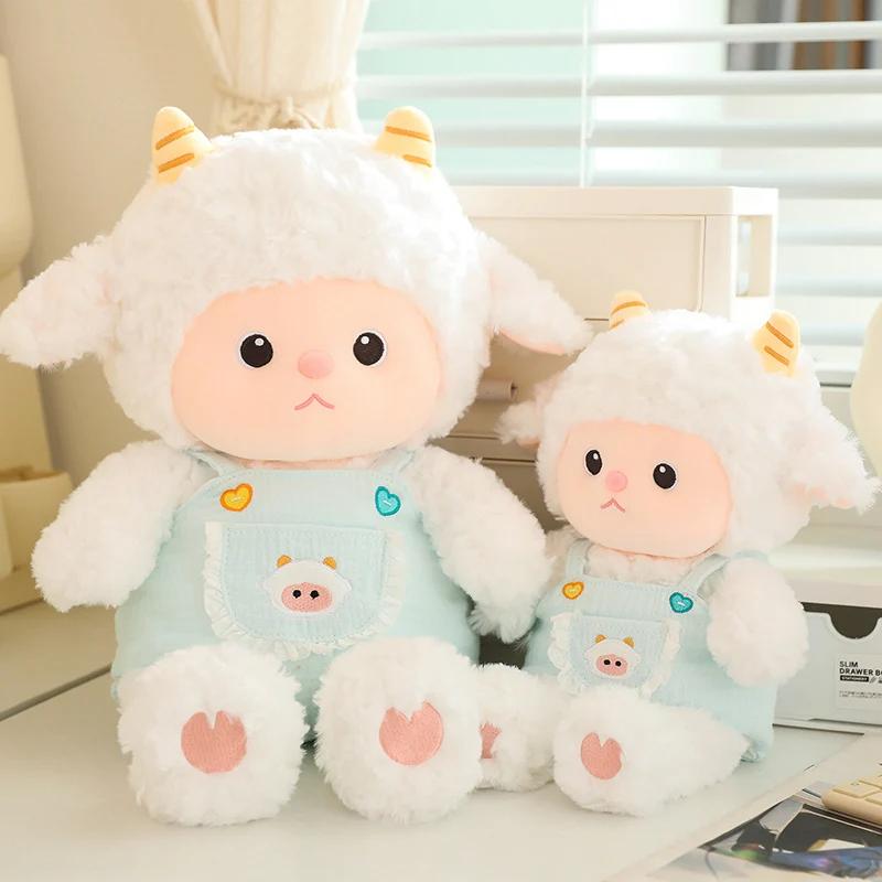 30/45cm Oaie Purtând Fuste Păpușă de Pluș Păpușă Animal Drăguț Păpușă Umplută din Bumbac Moale Jucărie de Pluș pentru Copii Partener de Somn Cadou de Ziua de Naștere