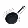 Wheat Stone Coating Frying Skillet Ergonomic Handle 12CM Nonstick Frying Pan Long Lasting Dishwasher Safe Cooking Skillet Home