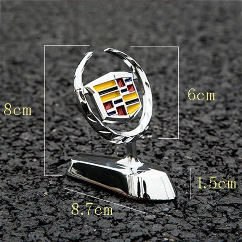 Metal Car Hood Emblem for Cadillac ATS CTS Escalade SRX XTS XT5 STS CT5 CT6 BLS Deville Front Logo Badge Exterior Car Accessorry