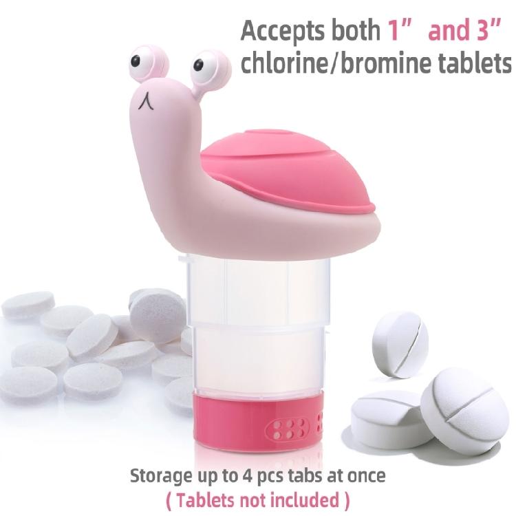 Chlorine Bromine Tablets Floating Dispenser Swimming Pool Floating Dispenser Sterilizer Chemically Floater Easy to Use
