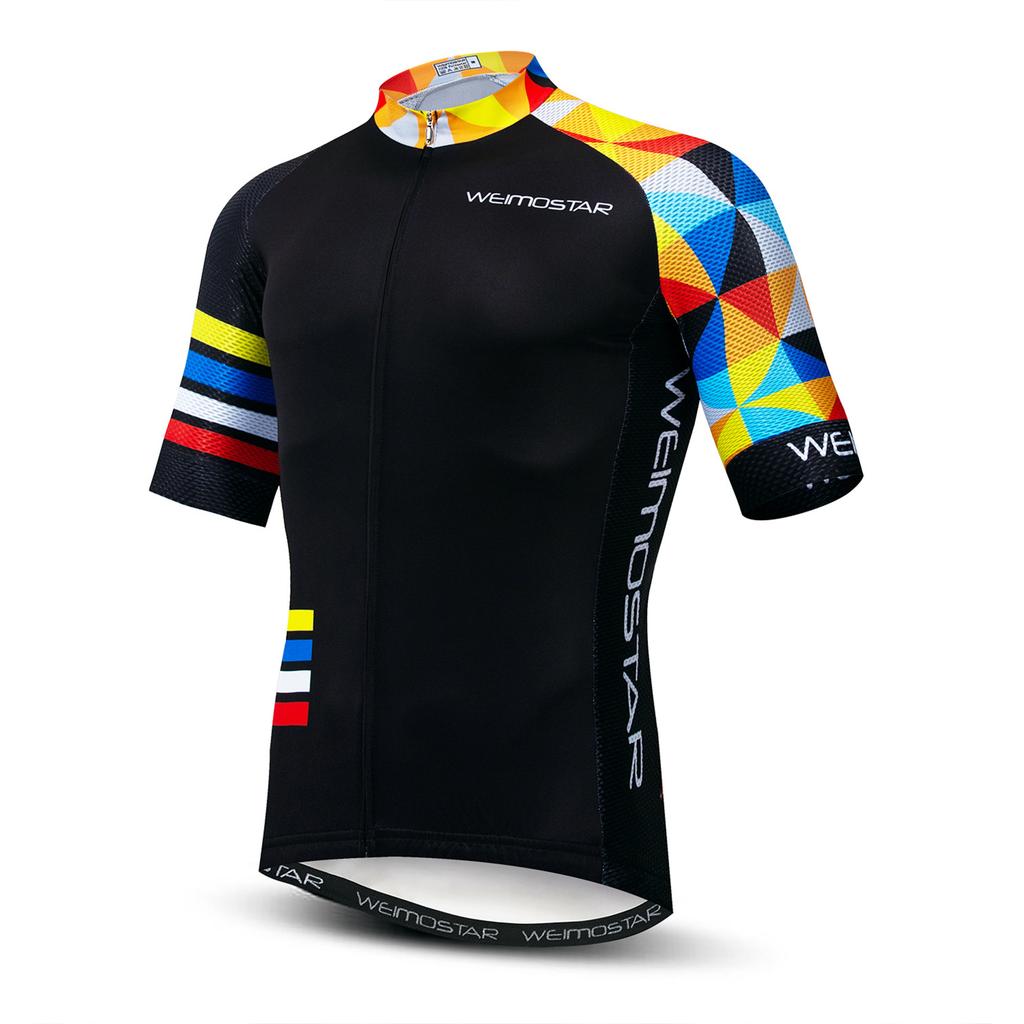 Cycling Jersey Men Bike Top MTB Bicycle Shirt Mountain Road Riding Clothing Short Sleeve Summer Cyclist Biking Clothes Green