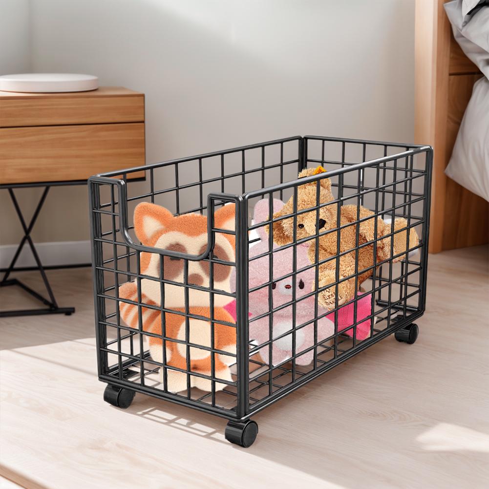 Stuffed Animal Organizer Metal Plush Storage Organizer Storage Basket Kids Storage Bins for Storage of Any Stuff