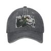 Levi AckerUnisex Attack On Titan Washed Denim Cap Casual Baseball Caps Adjustable Hat Summer Unisex Baseball Hats