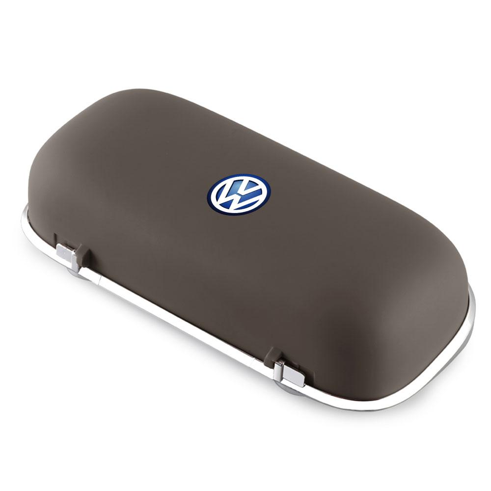 T301pcs Car Visor Sunglasses Glasses Holder Clip Box Accessories Valve Cap For Volkswagen MK6 Golf Rline GTI Touareg GTD CADDY Bora
