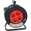DIY Cable Reel 4 Sockets, with Handle, 15 Meters X 1.5mm - 430014