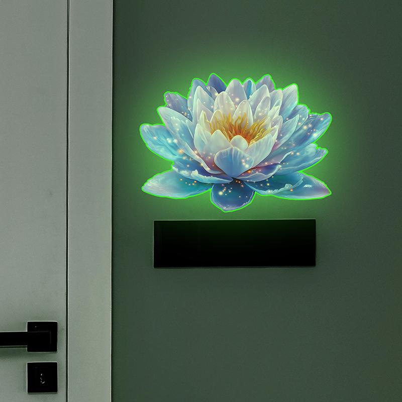 Leuchtet im Dunkeln Toilettenaufkleber Selbstklebend Abnehmbar Fenster Wandaufkleber Heimdekoration Autoaufkleber Leuchtet Nachts