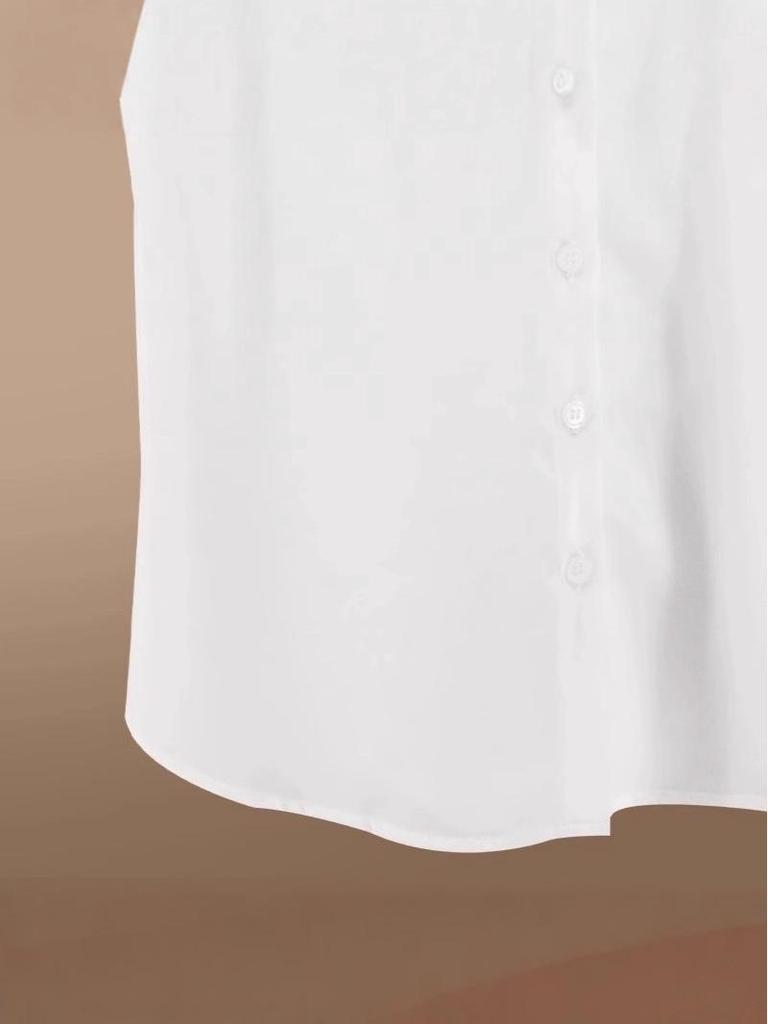 Women's 2025 Autumn/Winter Versatile Sleeveless Sweater Vest with Pointed Collar Temperament White Base Shirt