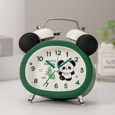 Creative and Fashionable Silent Bedside Panda Alarm Clock Night Light for Students and Children