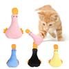 Pet Duck Toy Cute Shape Contains Catnip Sound Paper Included Teeth Cleaning Clear Stomach Emotional Comfort PP Cotton Plush Duck Cat