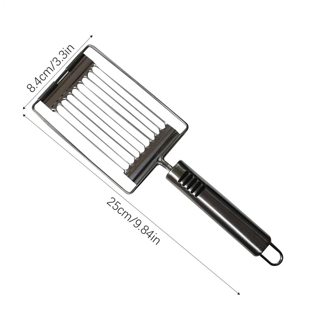 

Ручная терка из нержавеющей стали, ручной слайсер для вареных яиц, измельчитель лука, кухонные гаджеты, инструмент для нарезки помидоров, для яиц, ветчины, фруктов