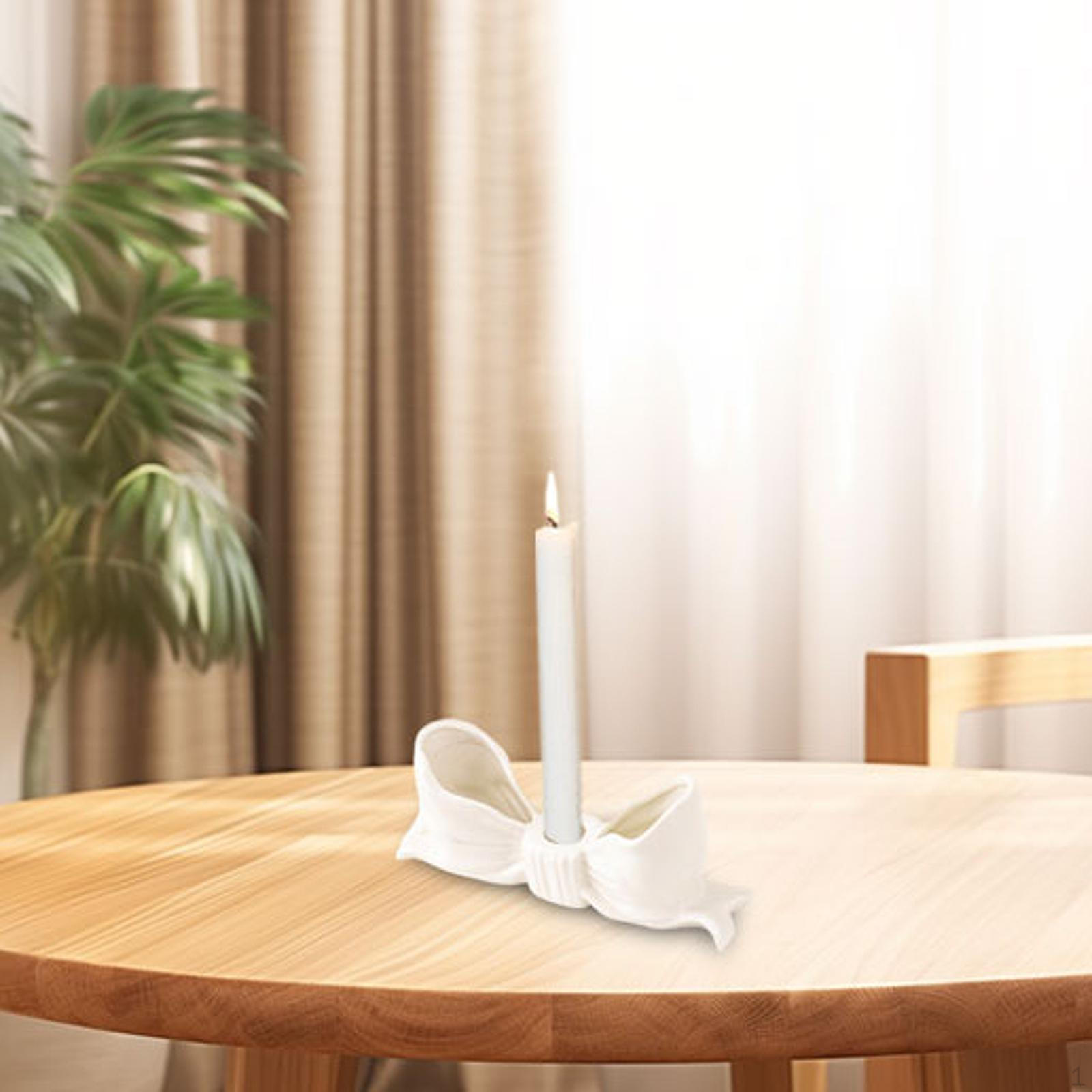 

Подставка для свечи, подсвечник, украшение для дома, столовой, подарки на новоселье белый