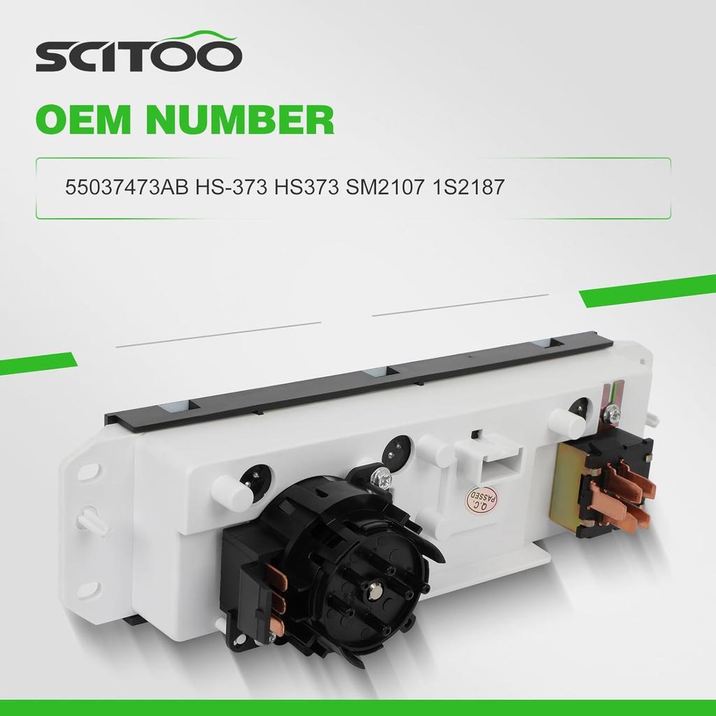 SCITOO Climate Control Module AC Heater Control Panel 1999-2004 for Jeep TJ,1999-2001 2003-2004 for Jeep Wrangler