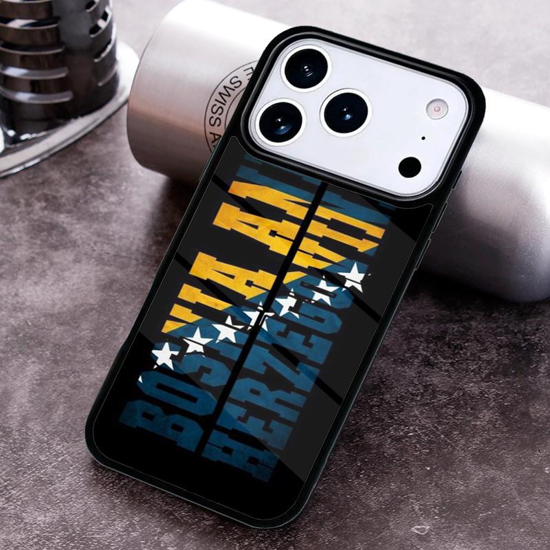 Bosnia and Herzegovina Flag print Phone Case For iPhone 17 16 15 14 13 12 11 Pro Max Plus 17Air Soft Silicone Cover