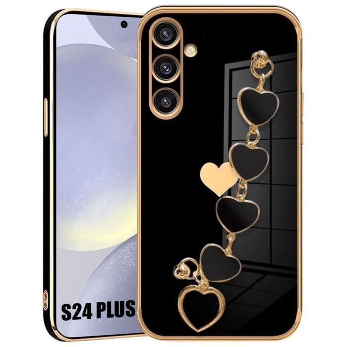 Coque de téléphone - Samsung - Galaxy S24 Plus - Silicone TPU - Antichoc - Motif Cœur