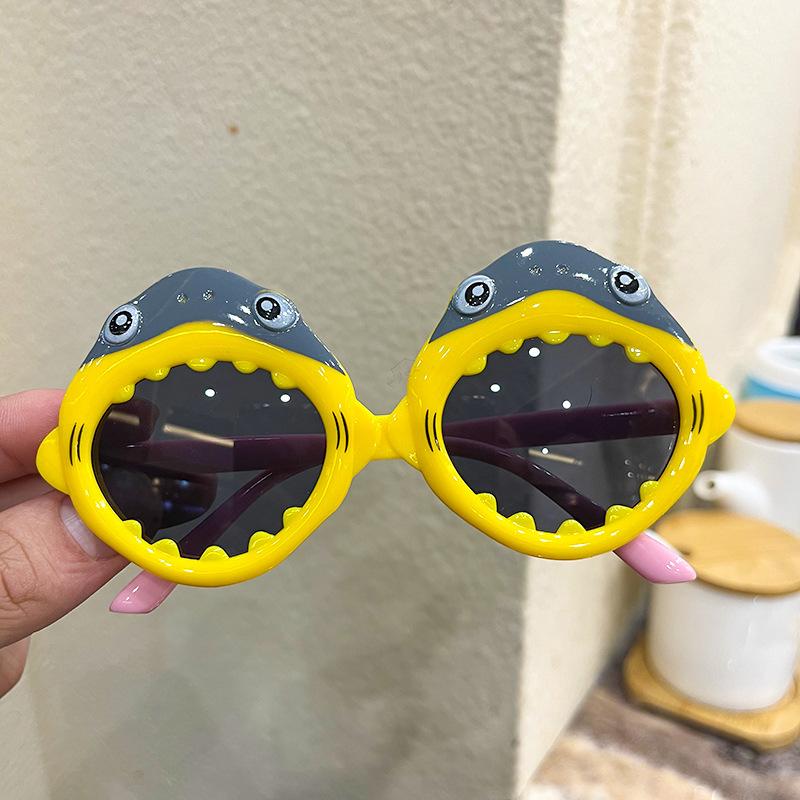 

Cartoon Small Shark Shape Sunglasses Creative Children Glasses Party Decoration Toys Po Props UV Protection Shark Glasses OneSize
