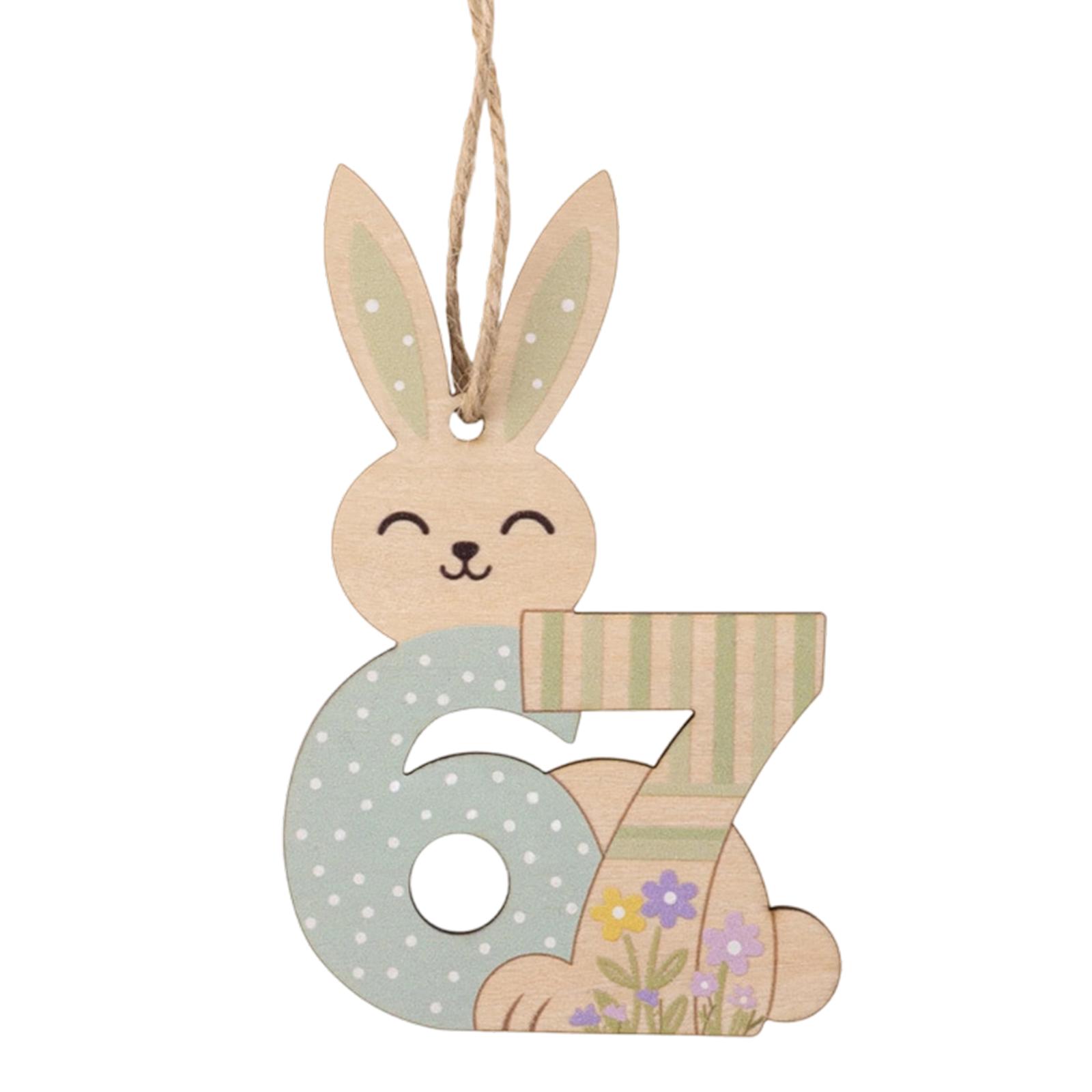 

Easter Bunny Wooden Pendants, Fun Digital Pendants One Size