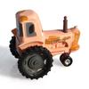 Children's Cartoon Tractor Toy Model - Green and White Alloy Simulation, Perfect Birthday Gift